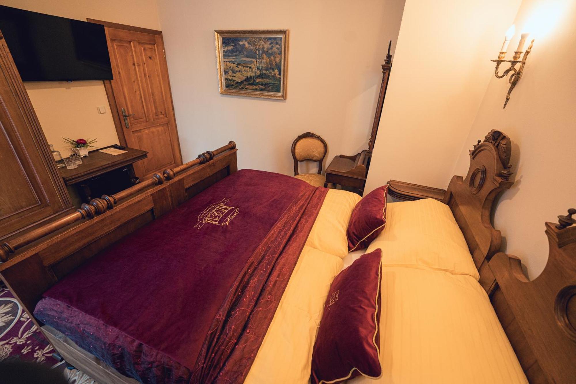 Hotel Svatojansky Dvur Praag Kamer foto
