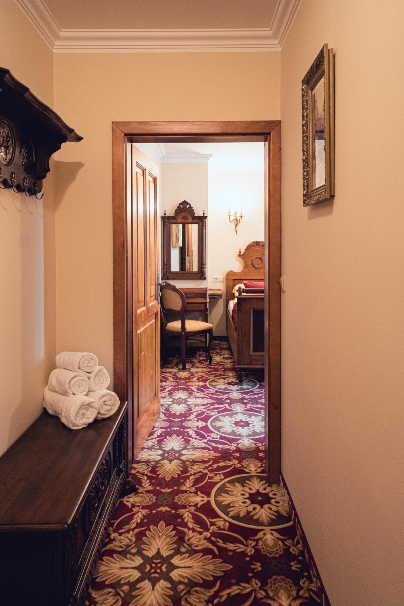 Hotel Svatojansky Dvur Praag Kamer foto